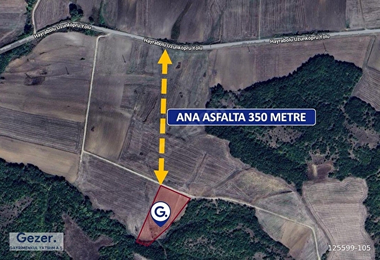 Edirne Sipahi’de 9.361 m² Satılık Tarla ilan görseli